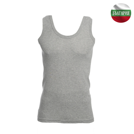 Мъжки потник - Рипс - Сив - 3ХL - 060266