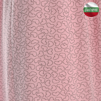 Дамско долнище - Пижама - Розово със сърца - М/L/XL/2XL - 060973 - Бельо