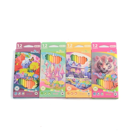 Цветни моливи - 12 броя - 65836