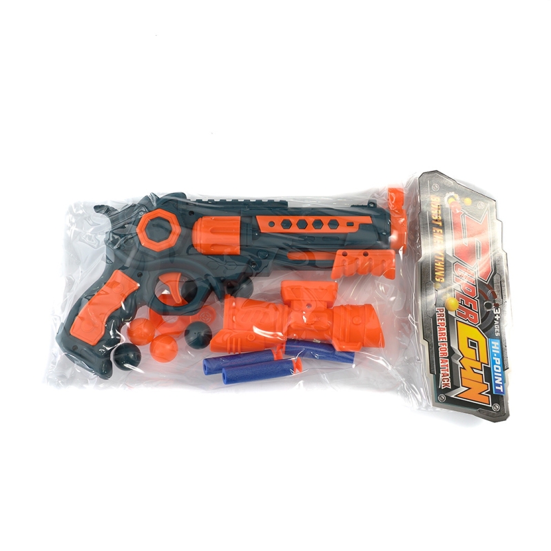 Детска играчка - Пистолет с 12 части - 56984 - За момче