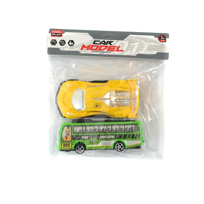 Детска играчка - Кола + Автобус - 56995 Детска играчка - Кола + Автобус - 56995 - За момче