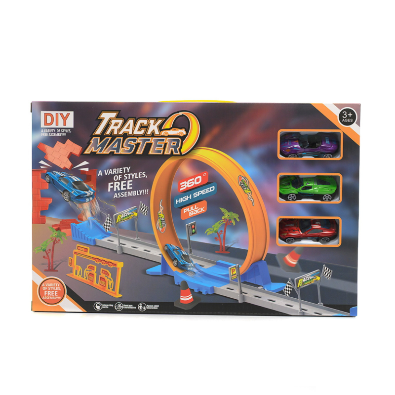 Детска играчка - Писта с 3 коли - 57096 Детска играчка - Писта с 3 коли - 57096 - За момче