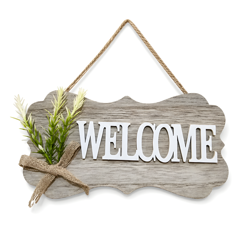 Стенна декорация - Welcome - 11 х 22 см - 61342 Стенна декорация - Welcome - 11 х 22 см - 61342 - За дома