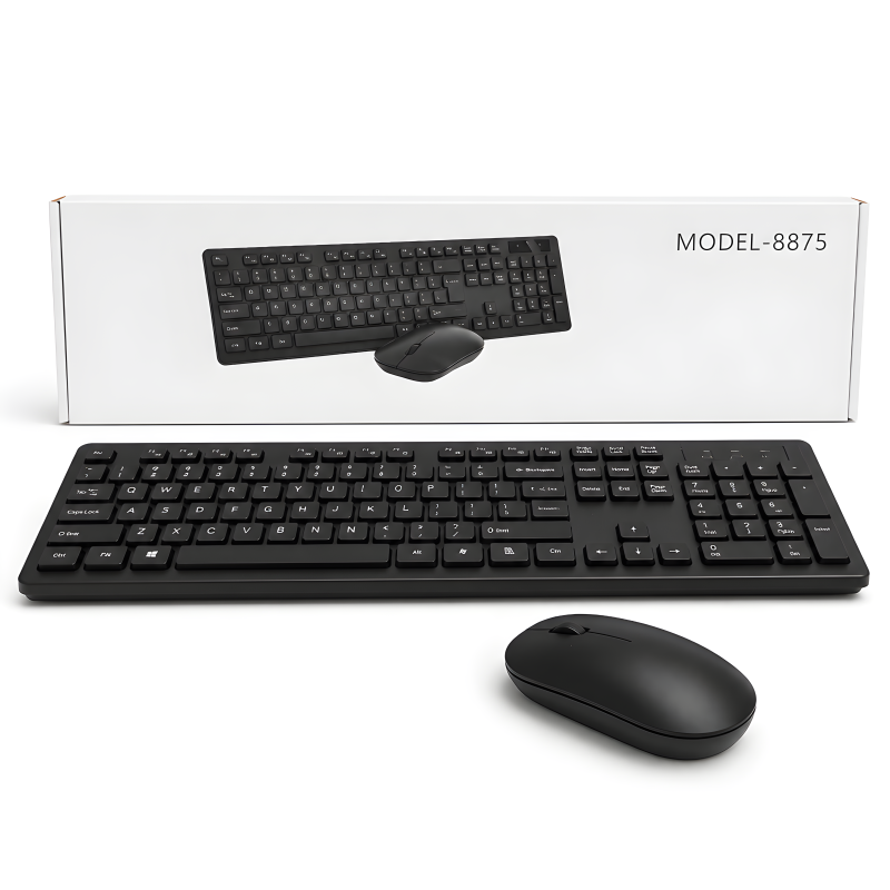 Мишка + клавиатура - Wireless - 64088 - За телефон и компютър