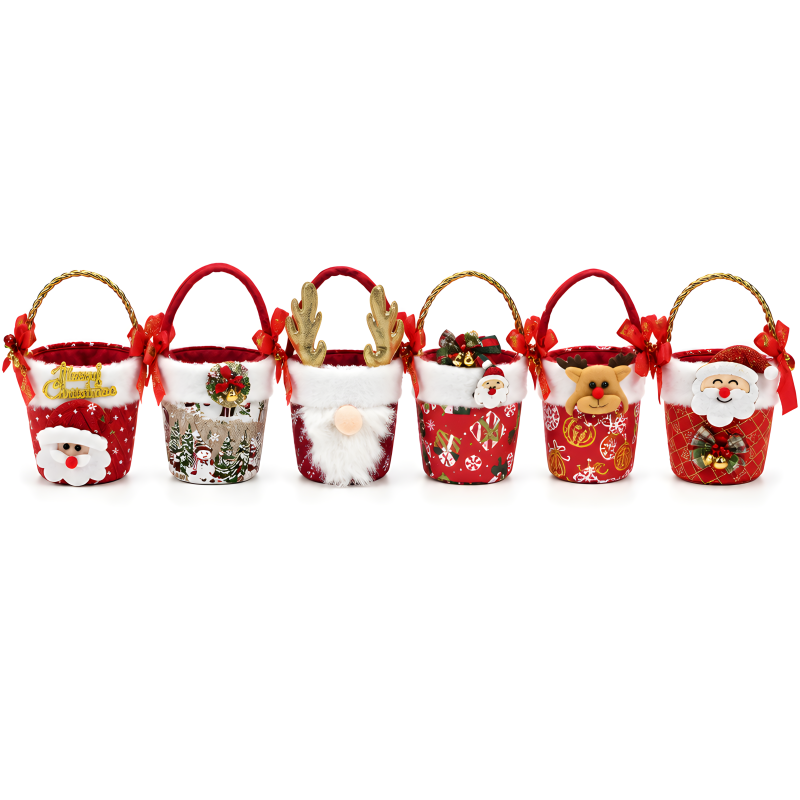 Коледна кошничка - 12см - 55298 - Коледни