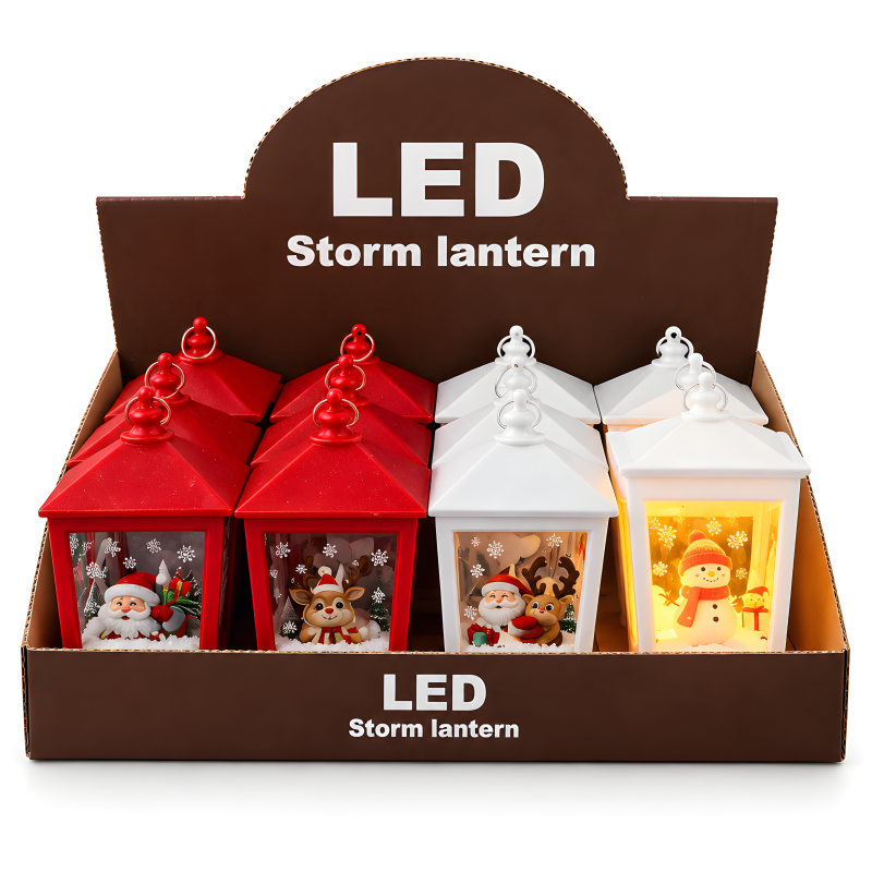 Декоративна LED коледен фенер - 3AG10 - 55609 Декоративна LED коледен фенер - 3AG10 - 55609 - Коледни