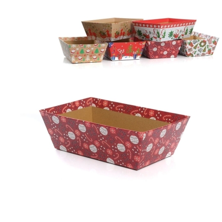 Подаръчни кутии - Коледни - 23х16х8см - 54542