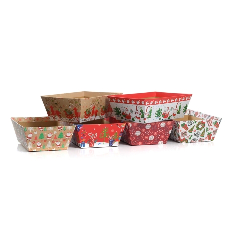 Подаръчни кутии - Коледни - 23х16х8см - 54542