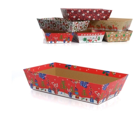 Подаръчни кутии - Коледни - 37х27х10см - 54544